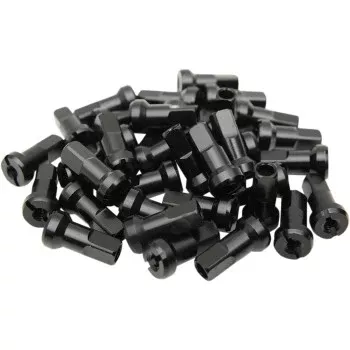 Moose Offroad MX1 Billet Spoke Nipples - Black - 9 Gauge - Set