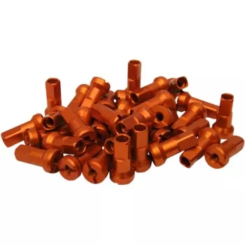 Moose Offroad MX1 Billet Spoke Nipples - Orange - 8 Gauge - Set