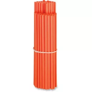 Moose Offroad Spoke Skins - Orange - 21" - 80 Pack
