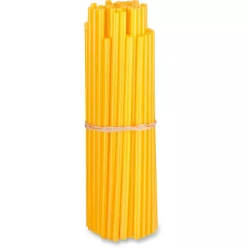 Moose Offroad Spoke Skins - Yellow - 21" - 80 Pack