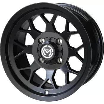 Moose Offroad Wheel - 27X - Front - Black - 12x7 - 4/156 - 4+3