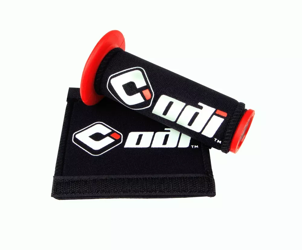 ODI Grip Covers Black W/Logo