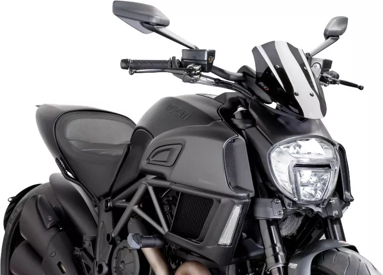 PUIG WINDSCREEN NAKED NEW GEN SPORT DARK SMOKE