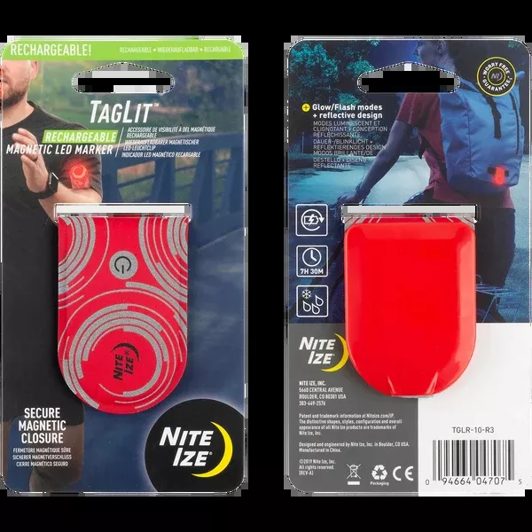 Rechargeable Magnetic LED Marker Red