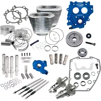 S&S Cycle 100" Power Package Engine Performance Kit - 585GE - Twin Cam 88