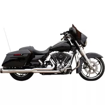 S&S Cycle 2-into-1 Exhaust for '95-'16 FL - Chrome