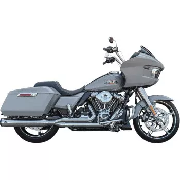 S&S Cycle 2-into-1 GNX Exhaust System - Race Only - Chrome - Touring