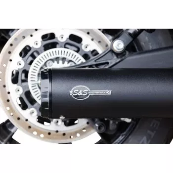 S&S Cycle 2-into-1 Grand National Exhaust System - Black - 50-State