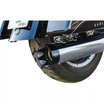 S&S Cycle 2-into-1 Sidewinder Exhaust System - 50-State - Chrome - M8 Touring