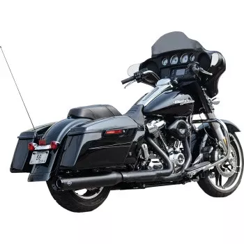 S&S Cycle 2-into-1 Swindler Exhaust Conversion Kit - 4-1/2" - Black - M8 Touring