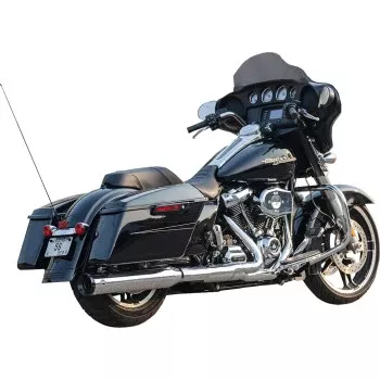 S&S Cycle 2-into-1 Swindler Exhaust Conversion Kit - 4-1/2" - Chrome - M8 Touring
