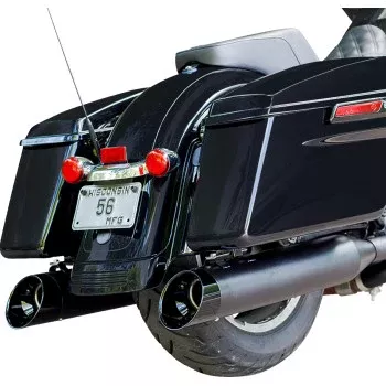 S&S Cycle 4-1/2" Black MK45 Cutlass Performance Mufflers