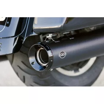 S&S Cycle 4-1/2" GNX Slip-On Mufflers - Guardian Black