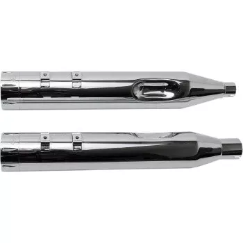 S&S Cycle 4-1/2" MK45 Performance Mufflers - Chrome Tracer