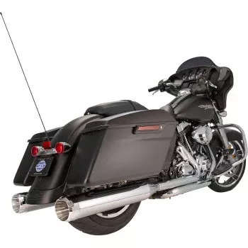 S&S Cycle 4-1/2" MK45 Performance Mufflers - Chrome with Chrome Thruster