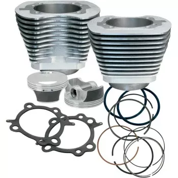 S&S Cycle 97" Big Bore Cylinder Kit - Silver - Twin Cam