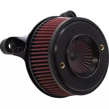 S&S Cycle Air Stinger Stealth Air Cleaner Kit - Black Chrome Ring