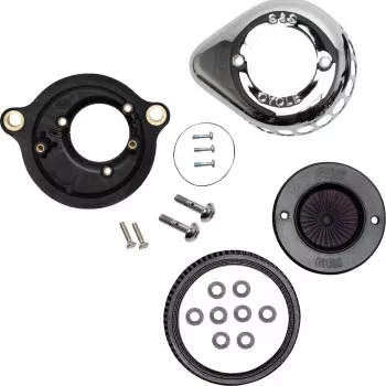 S&S Cycle Air Stinger Stealth Air Cleaner Kit - Chrome