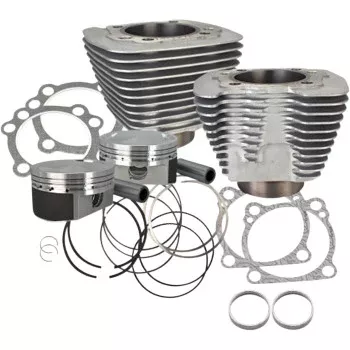 S&S Cycle Cylinder Kit - 1200 cc Conversion - 10.3:1 Compression Ratio - Silver - XL