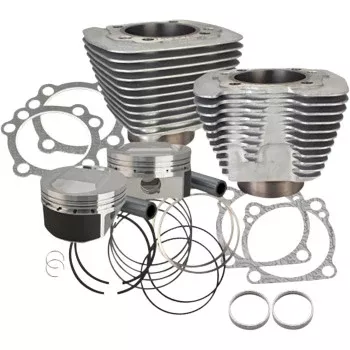 S&S Cycle Cylinder Kit - 1200 cc Conversion - 11.2:1 Compression Ratio - Silver - XL