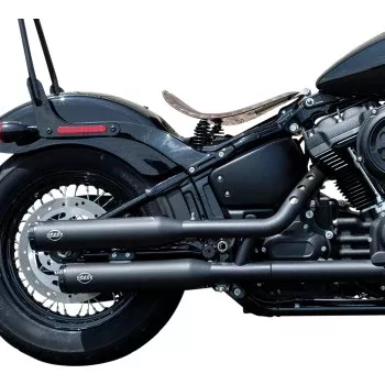 S&S Cycle Grand National Race Slip-On Mufflers - Black