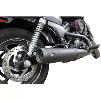 S&S Cycle Grand National Slip-On Muffler - Ceramic Black