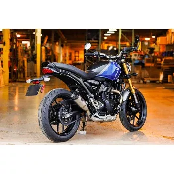 S&S Cycle Grand National Slip-On Muffler - Stainless Steel - Speed 400 & Scrambler 400