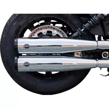 S&S Cycle Grand National Slip-On Mufflers - 50-State - Indian