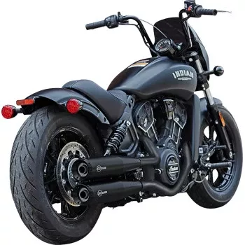 S&S Cycle Grand National Slip-On Mufflers - Black - Race Only