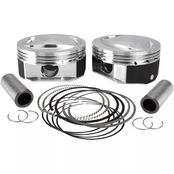 S&S Cycle High Compression Piston Kit - Standard - 110" Twin Cam CVO Motor