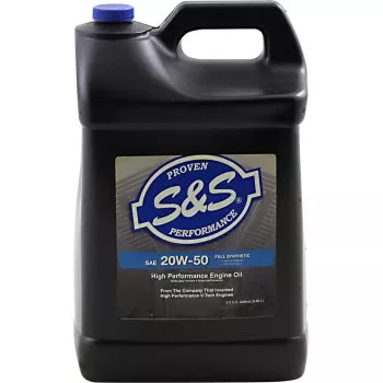 S&S Cycle High Performance Synthetic 20W-50 Engine Oil