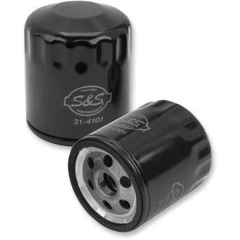 S&S Cycle Oil Filter - Black - Harley-Davidson