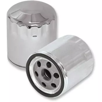 S&S Cycle Oil Filter - Chrome - Harley-Davidson