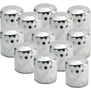 S&S Cycle Oil Filters - Chrome - 12-Pack - Harley-Davidson