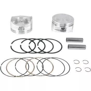 S&S Cycle Piston Kit - For 100"/107" Super Sidewinder - 4.000" - +0.010"