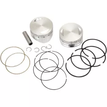 S&S Cycle Piston Kit - For 100"/107" Super Sidewinder - 4.000" - Standard