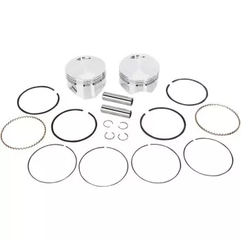 S&S Cycle Piston Kit - For 113" Super Sidewinder - 4.000" - +0.020"