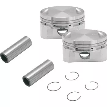 S&S Cycle Piston Kit - For 89" Stroker Kit - 3.500" - +0.010"