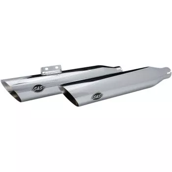 S&S Cycle Slash Cut Race Slip-On Mufflers - Harley-Davidson