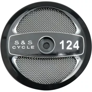 S&S Cycle Stealth Air Cleaner Cover - Black - 124"