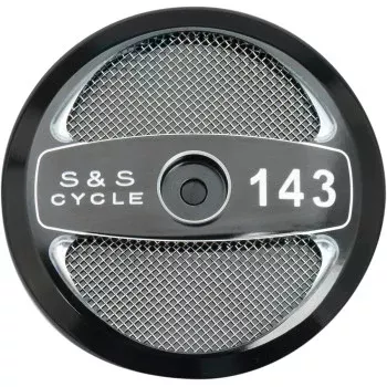 S&S Cycle Stealth Air Cleaner Cover - Black - 143"