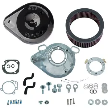 S&S Cycle Teardrop Air Cleaner - Gloss Black