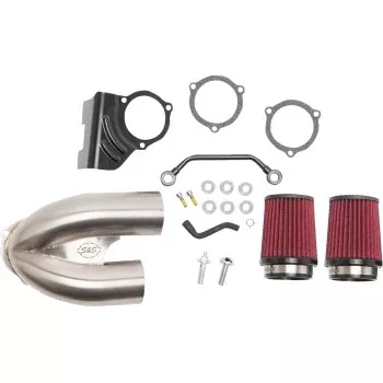 S&S Cycle Tuned Induction Air Cleaner Kit - Stainless Steel