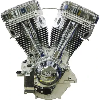 S&S Cycle V111 Long-Block Engine - 84-'99 Custom Chasis w/Alternator Style Primary