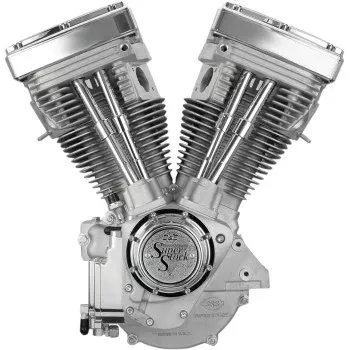 S&S Cycle V80 Long-Block Engine - Natural - Custom Chassis | Evolution Big Twin