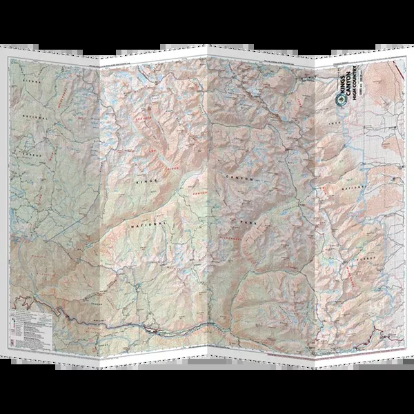 Sequoia - Kings Canyon High Country Map