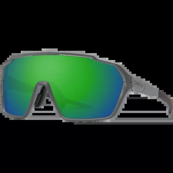 Shift MAG - Matte Cement/ChromaPop Green Mirror Lens