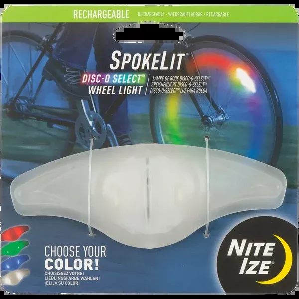 SpokeLit Rechargeable Disco-Select Wheel Light