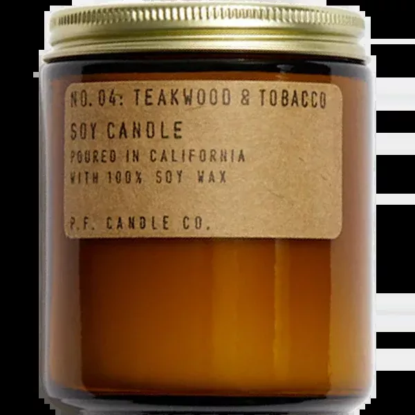 Teakwood & Tobacco 7.2oz Candle