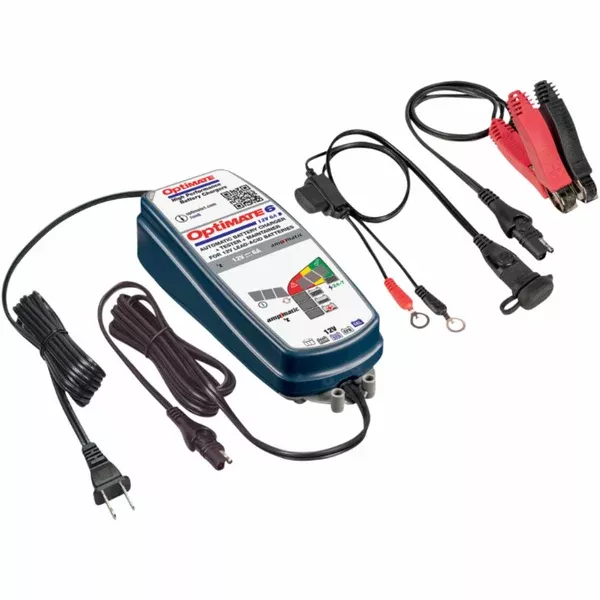 Tecmate Optimate™ 6 Ampmatic Sliver Series Motorcycle Tool Accessories